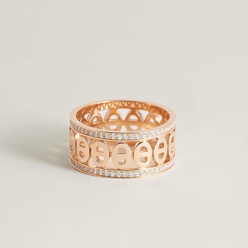 Chaine d'ancre Divine ring, small model